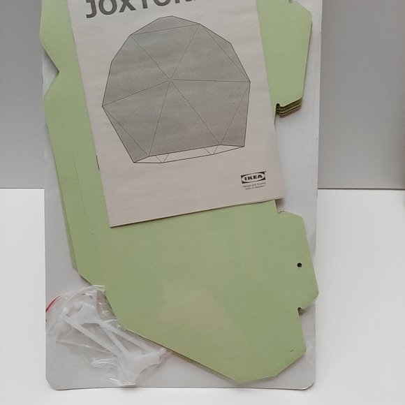 🍒 New - IKEA JOXTORP Green Large Lampshade Geo Origami Prism Design - Picture 5 of 7